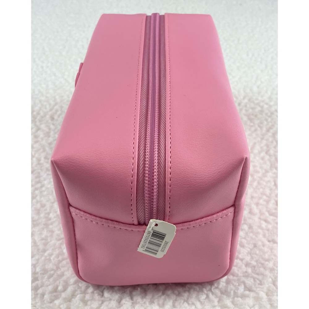 (NWT) BATH & BODY WORKS • 3-Piece Pink/White Faux Leather Cosmetic Travel Set - Picture 8 of 15